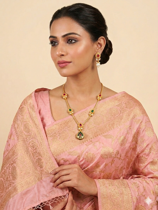 Antique Gold Plated necklace Set